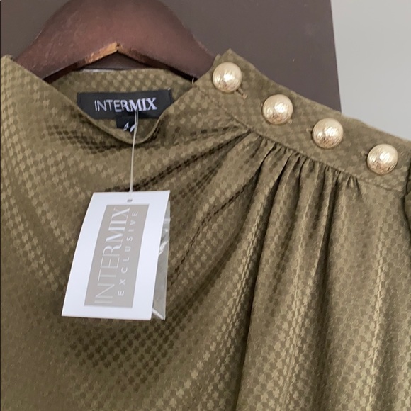 Intermix Pamela silk mini dress - Picture 6 of 8